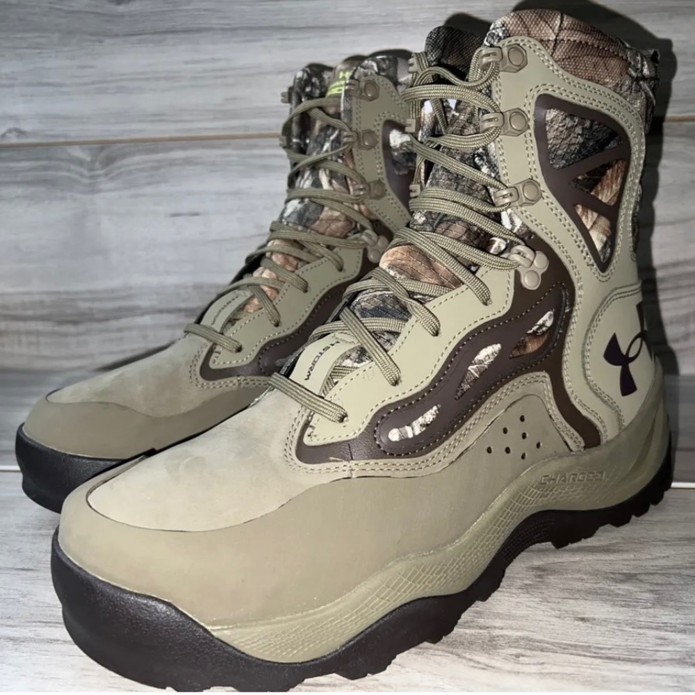 Mens Under Armour Charged Raider Waterproof Camo boots size 13 
New without box